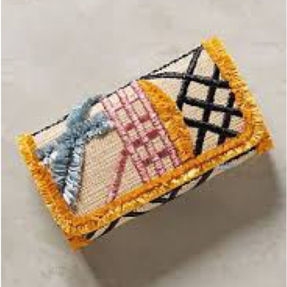 Anthropologie Embroidered Clutch